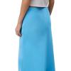 imageCalvin Klein Womens Matte Satin Midi SkirtEthereal Blue