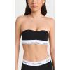 imageCalvin Klein Womens Modern Cotton Lightly Lined Bandeau BraBlack