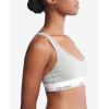 imageCalvin Klein Womens Modern Cotton Lightly Lined Scoopneck BraletteGrey Heather