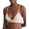 imageCalvin Klein Womens Modern Cotton Lightly Lined Triangle Wireless BraletteCocoon