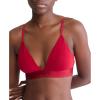 imageCalvin Klein Womens Modern Cotton Lightly Lined Triangle Wireless BraletteJuneberry