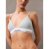 imageCalvin Klein Womens Modern Cotton Lightly Lined Triangle Wireless BraletteSterling Blue