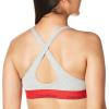 imageCalvin Klein Womens Modern Cotton Lightly Lined Wireless BraletteGrey Heather With Red Waistband