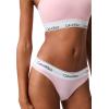 imageCalvin Klein Womens Modern Cotton ThongPantyBuff Pink