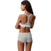 imageCalvin Klein Womens Modern Cotton Unlined Wireless BraletteGrey Heather White
