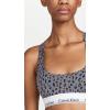 imageCalvin Klein Womens Modern Cotton Unlined Wireless BraletteSavannah Cheetahpewter