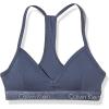 imageCalvin Klein Womens Motive Cotton Lightly Lined Bralette BraScorched Denim