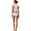 imageCalvin Klein Womens Motive Cotton Multipack Bikini PantyShorelineCasual BlueWhite