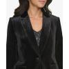 imageCalvin Klein Womens One Button Lux BlazerBlack