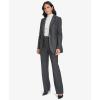 imageCalvin Klein Womens One Button Lux BlazerCharcoalCream