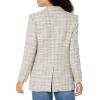 imageCalvin Klein Womens One Button Lux BlazerCream Multi