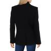 imageCalvin Klein Womens One Button Lux BlazerTrue Black