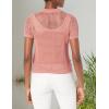 imageCalvin Klein Womens Open Stitch Cap Sleeve Polo ShirtSavannah