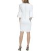 imageCalvin Klein Womens Peplum Sheath DressWhite
