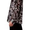 imageCalvin Klein Womens Printed Classic ButtonDown ShirtBlack Print