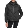 imageCalvin Klein Womens Quilted Puffer JacketQuilted Hood Black