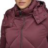 imageCalvin Klein Womens Quilted Puffer JacketQuilted Hood Burgundy