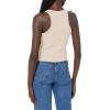 imageCalvin Klein Womens Ribbed Scoop Neck Button Tank TopBirch