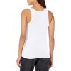 imageCalvin Klein Womens Ribbed Scoop Neck Button Tank TopWhite
