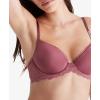 imageCalvin Klein Womens Seductive Comfort with Lace Demi BraCrushed Berry