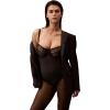 imageCalvin Klein Womens Shapewear Sensual Stretch Lace BodysuitBlack