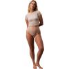 imageCalvin Klein Womens Shapewear StayPut Mesh HighWaist Thong PantyCedar