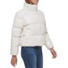 imageCalvin Klein Womens Short FauxLeather Puffer JacketFaux Leather Tofu