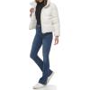 imageCalvin Klein Womens Short FauxLeather Puffer JacketFaux Leather Tofu