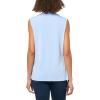 imageCalvin Klein Womens Short Sleeve TexturedKnit TopBaby Blue