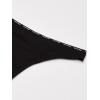 imageCalvin Klein Womens Signature Cotton Logo Stretch Thong Panties MultipackWhiteBlackGrey HeatherTemperPolarity