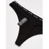 imageCalvin Klein Womens Signature Cotton Logo Stretch Thong Panties MultipackWhiteBlackGrey HeatherTemperPolarity