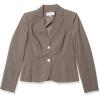 imageCalvin Klein Womens Two Button Lux Blazer Petite Standard ampamp PlusHeather Taupe