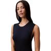 imageCalvin Klein Womens Viscose Ribbed Maxi DressCarbon