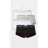 imageCalvin Klein underwear Mens Cotton Classic Fit 4Pack BriefsBlack2 WhiteHeather Grey