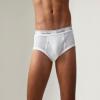 imageCalvin Klein underwear Mens Cotton Classic Fit 4Pack BriefsWhite 4 Pack