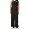 imageCalvin Klein womens Sleeveless Jumpsuit With Cut OutsBlack