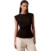 imageCalvin Klein Jeans Womens Chiffon Twist Front BlouseBlack