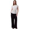 imageCalvin Klein Jeans Womens Chiffon Twist Front BlouseChalk