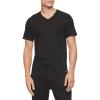 imageCalvin Klein Mens Cotton Classic 5Pack Slim Undershirts5 Black Vneck