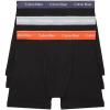 imageCalvin Klein Mens Cotton Classics 3Pack Boxer BriefBlack BodyDark Blue HeatherInfernoOvercast