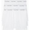 imageCalvin Klein Mens Cotton Classics 3Pack Knit Boxer3 White