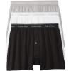 imageCalvin Klein Mens Cotton Classics 3Pack Knit BoxerBlack  Grey Heather  White
