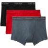 imageCalvin Klein Mens Cotton Classics 3Pack TrunkTurbulence adrenaline Rush black