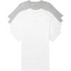 imageCalvin Klein Mens Cotton Classics 5Pack Undershirts3 White  2 Grey Heather Crewneck