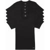imageCalvin Klein Mens Cotton Classics 5Pack Undershirts5 Classic Black Crewneck