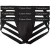 imageCalvin Klein Mens Cotton Stretch 3Pack Jock Strap3 Black