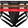 imageCalvin Klein Mens Cotton Stretch 3Pack Jock StrapBlack