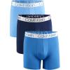 imageCalvin Klein Mens Cotton Stretch 3Pack Low Rise TrunksBluenp2214993Obsidian