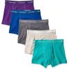 imageCalvin Klein Mens Cotton Stretch 3Pack Low Rise TrunksVerbenaGrey ShadowCrater LakeOatmeal HeatherAmazonite