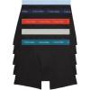 imageCalvin Klein Mens Cotton Stretch 5Pack Boxer BriefBlack Atlantic CinnabarGrey HeatherBel Air BlueBlueberry Wbs